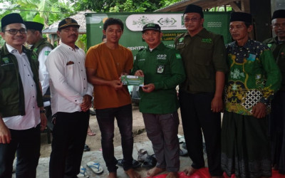 LAZISNU PCNU Gorontalo Salurkan Bantuan untuk Korban Angin Puting Beliung di Kecamatan Palas